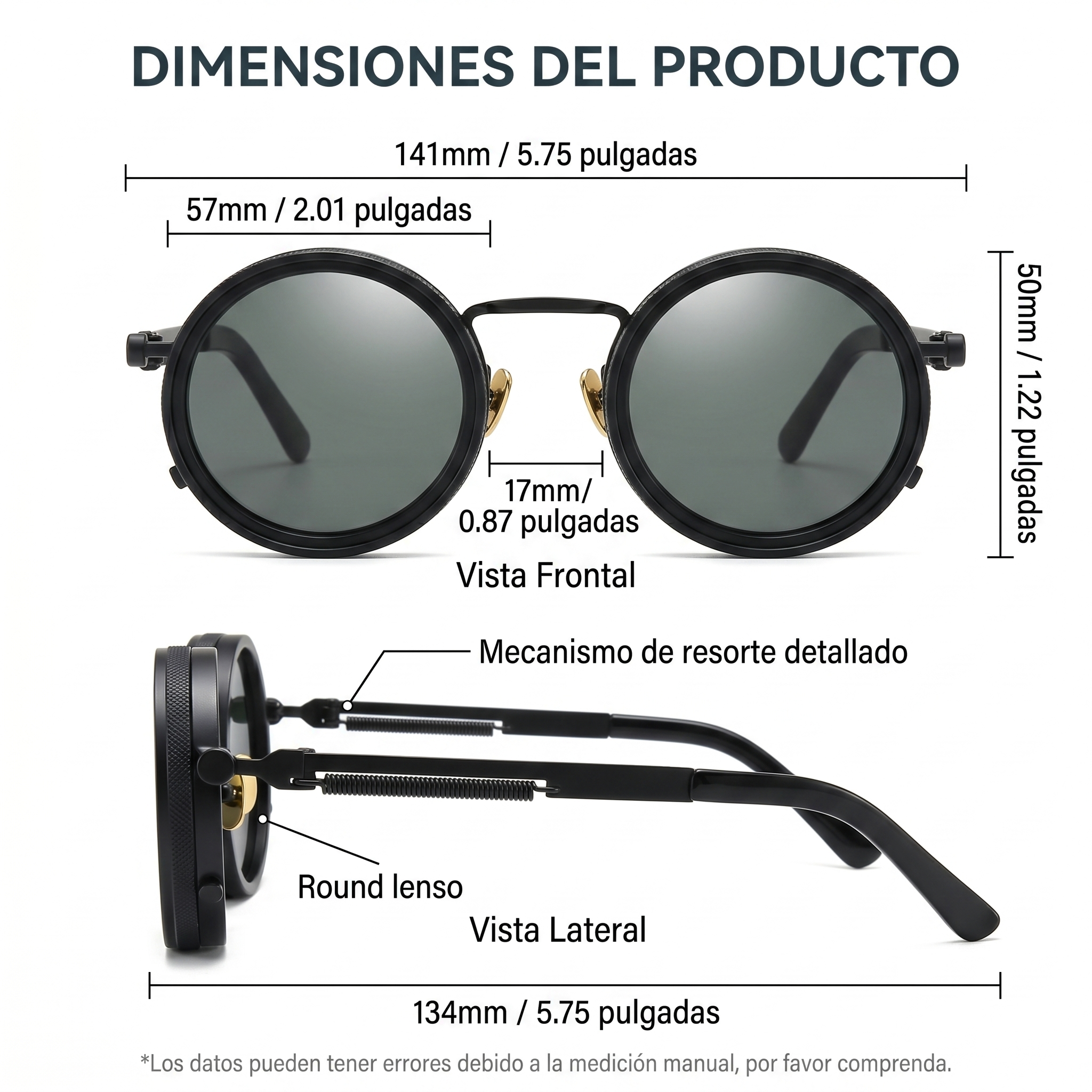 Gafas polarizadas ajustables